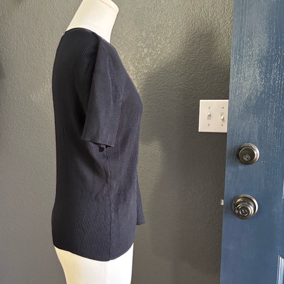 2pc Banana Republic vintage Black 100% Silk Twinset cardigan+shell like new/EUC - Picture 10 of 14